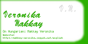 veronika makkay business card